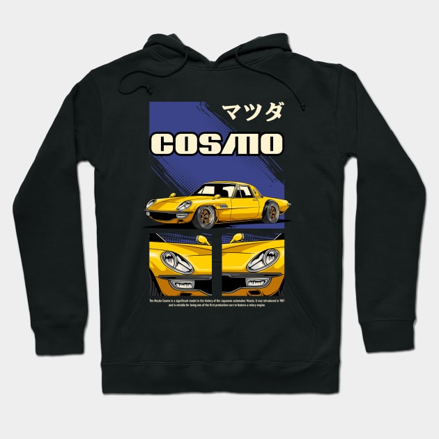 Iconic Cosmo Car Hoodie by milatees